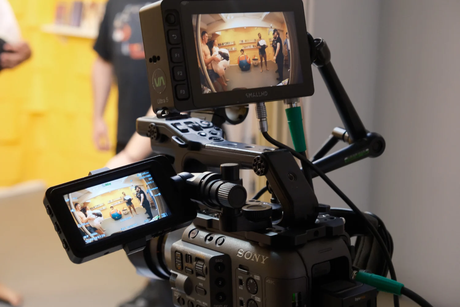 On set