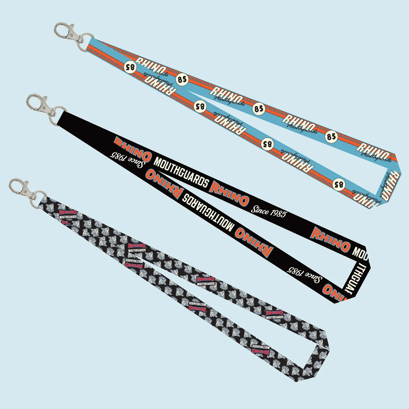 Rhino branded lanyards